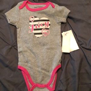 NWT Juicy Baby 0/3 mo, 5 pack onesies
